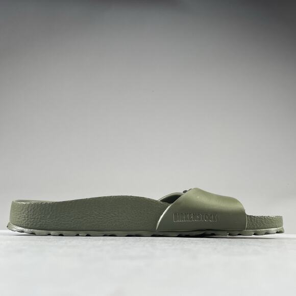 Mens 8 Womens 10 Birkenstock Madrid Essentials Green Slip On Slide Casual Sandal - Picture 7 of 8